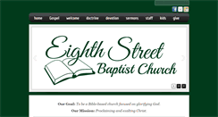 Desktop Screenshot of eighthstreetbaptist.org